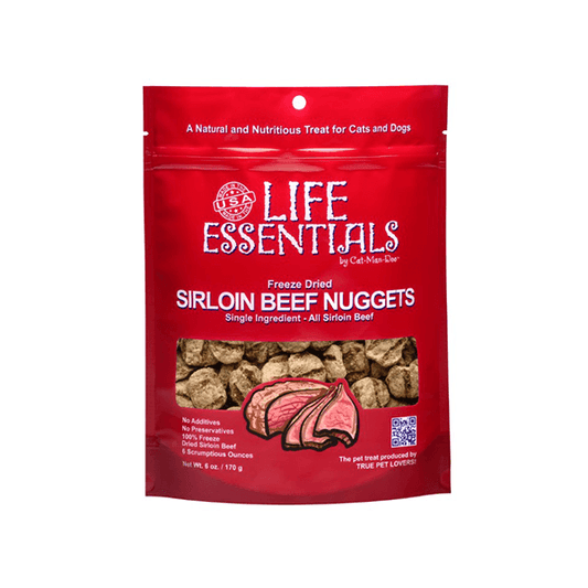 Freeze Dried Sirloin Beef Nuggets 6 oz