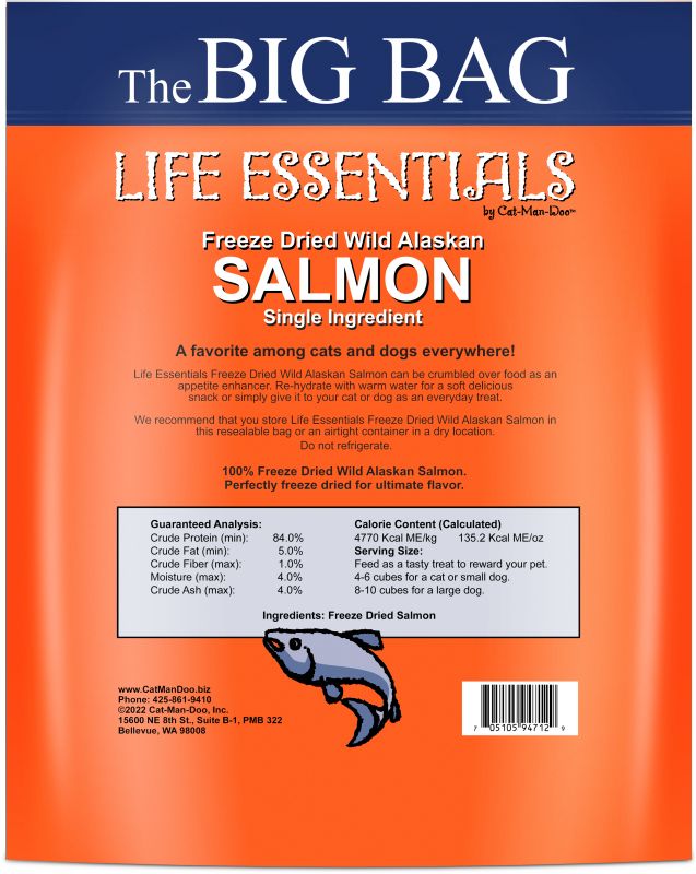 Freeze Dried Salmon 16 oz